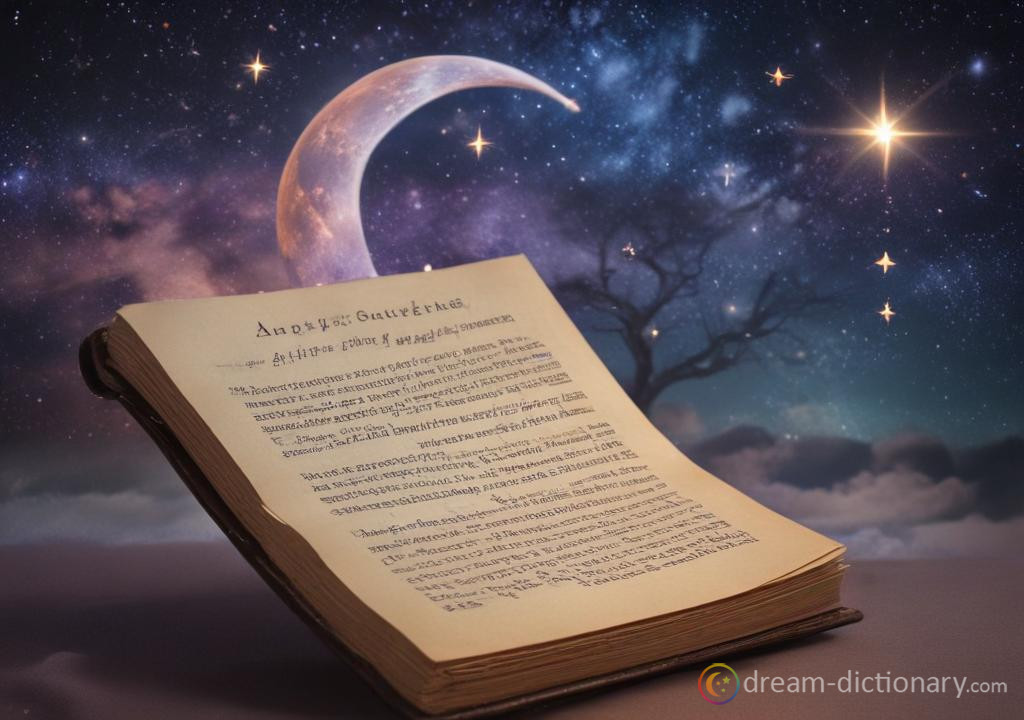 dream dictionary Apply for something