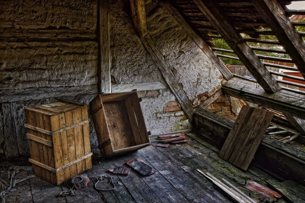 abandoned home