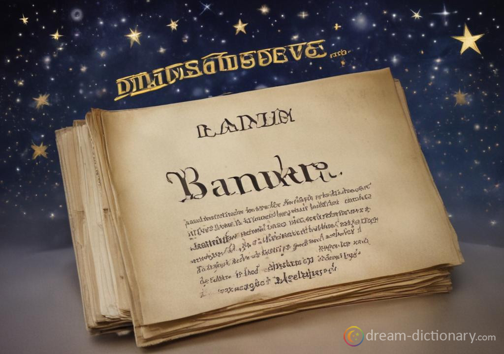 Banker dream dictionary