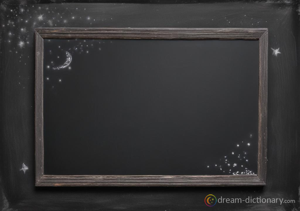 Blackboard dream dictionary