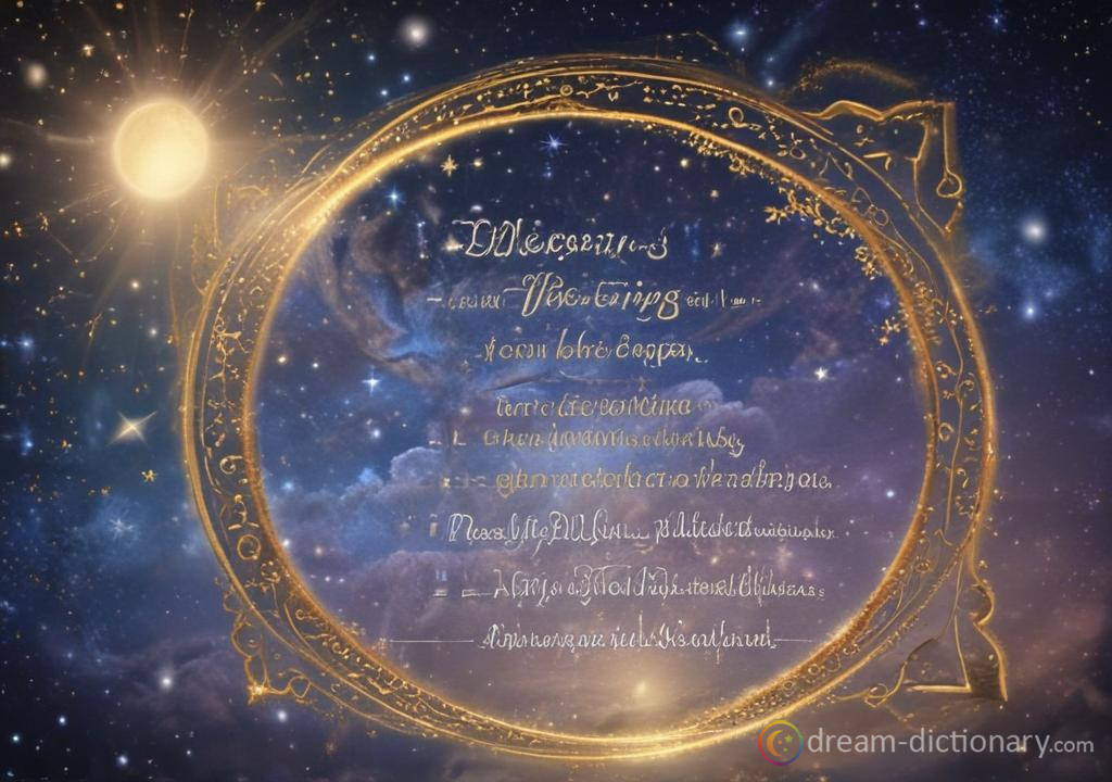 Blessing dream dictionary