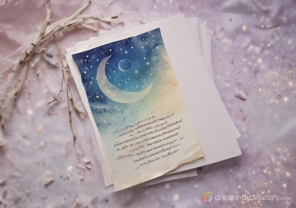 Blotting Paper dream dictionary