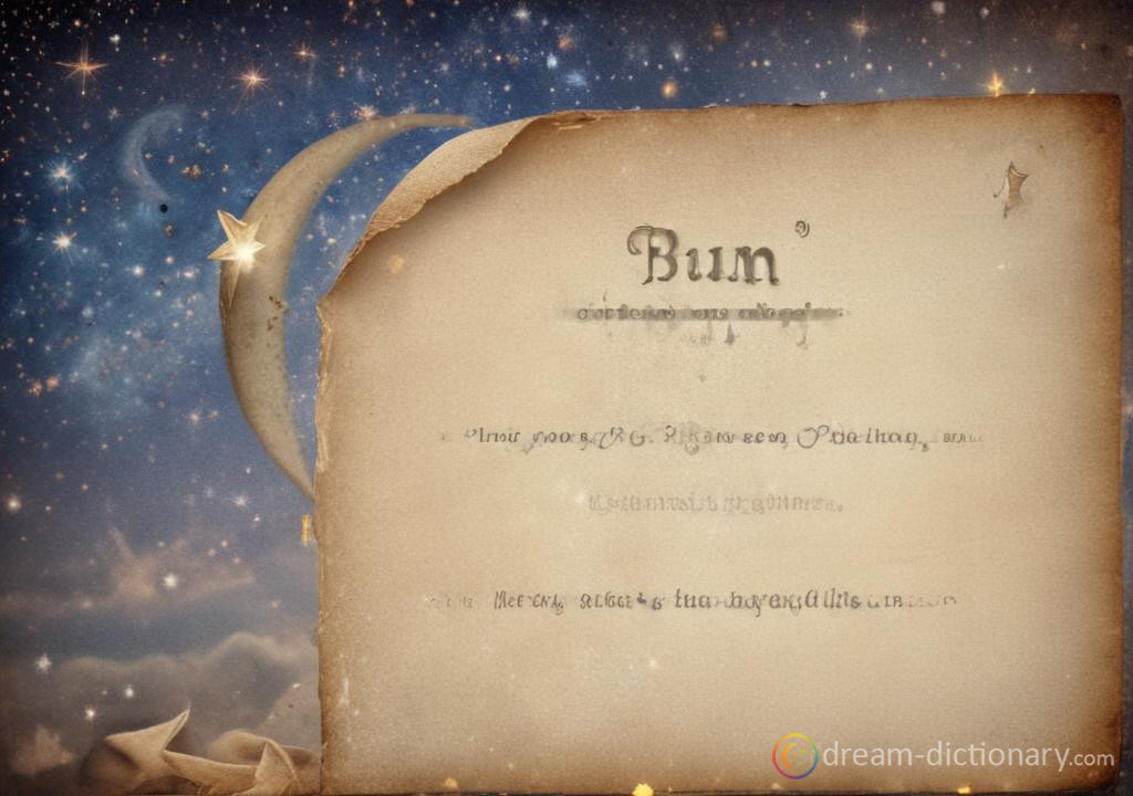 Bum dream dictionary