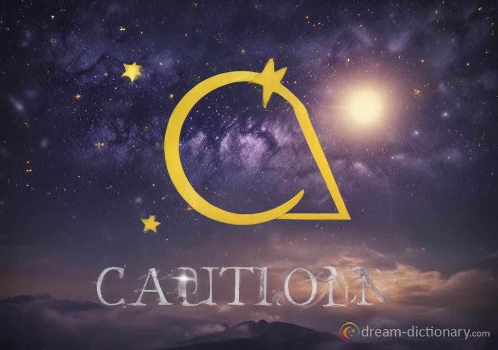 Caution dream dictionary