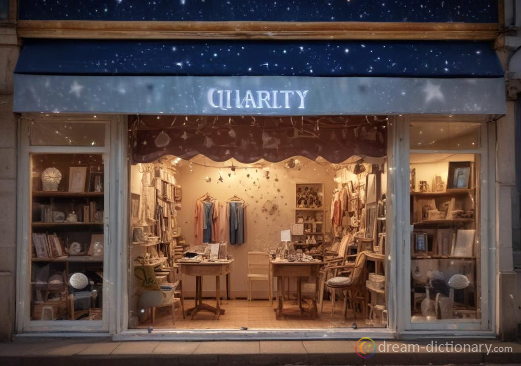 Charity Shop dream dictionary