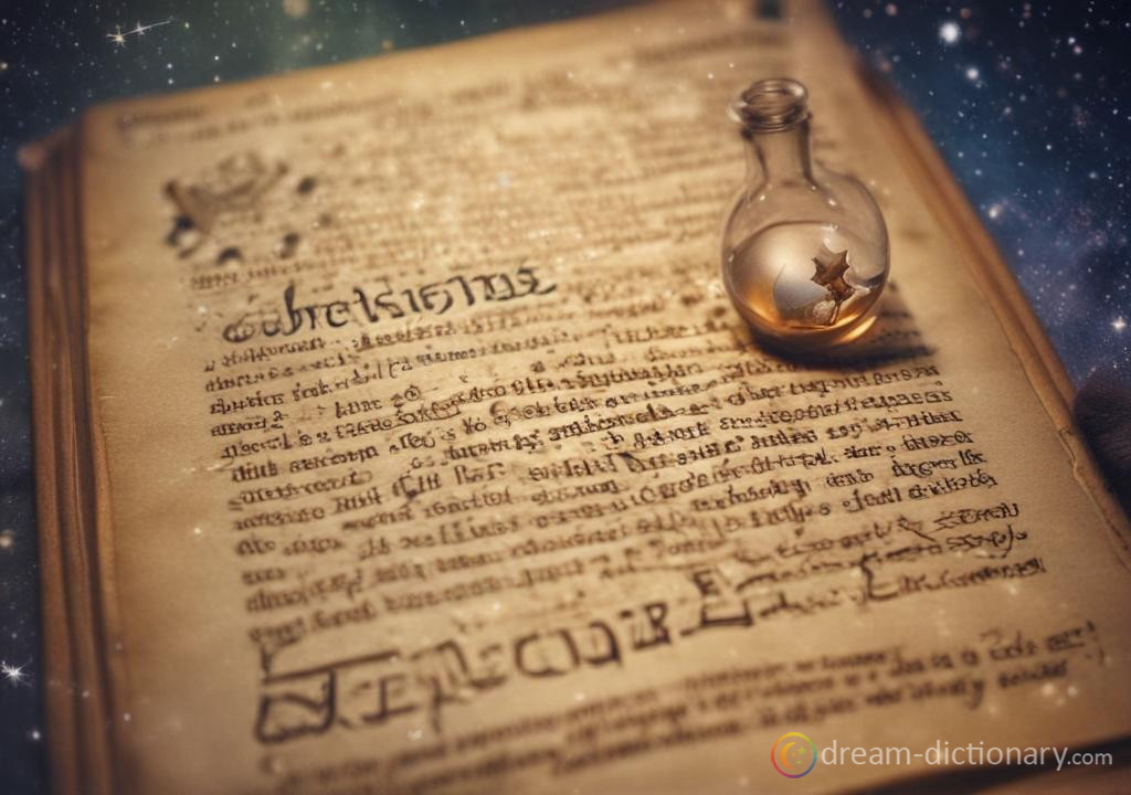 Chemists dream dictionary