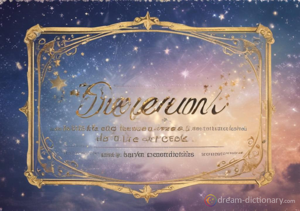 Coupon dream dictionary