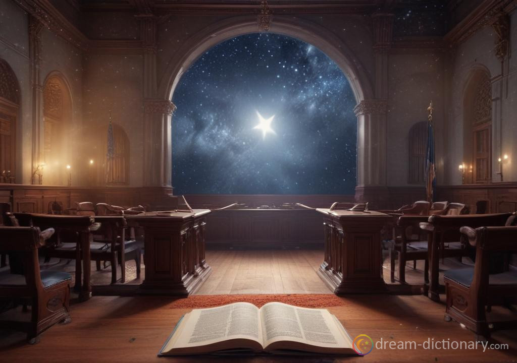 Courtroom dream dictionary