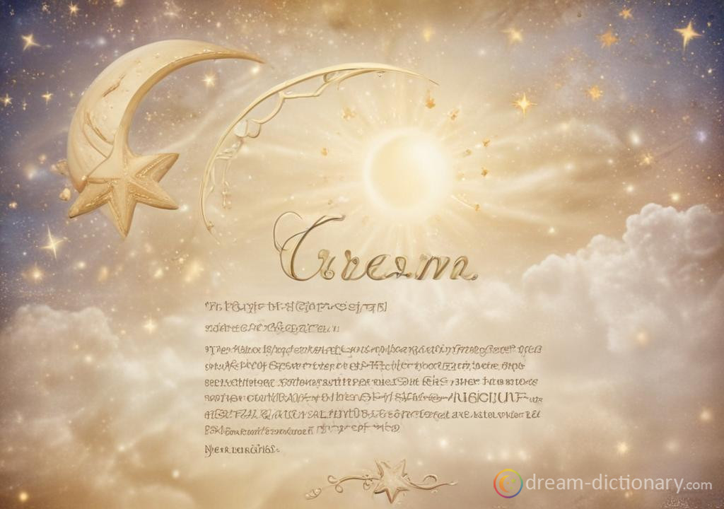 Cream dream dictionary