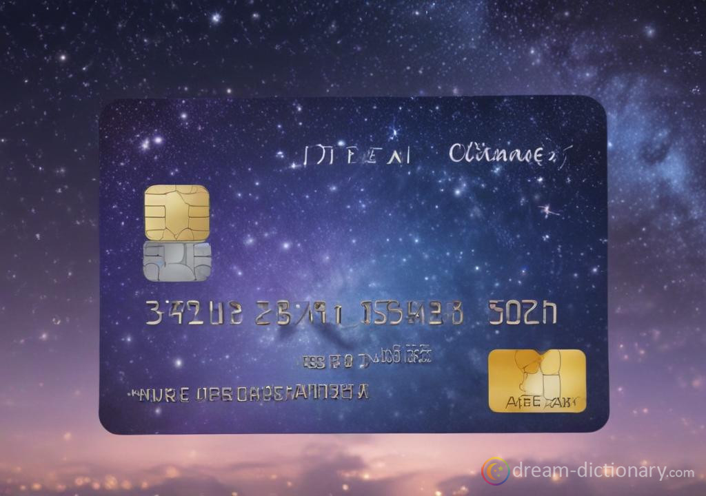 Credit Card dream dictionary