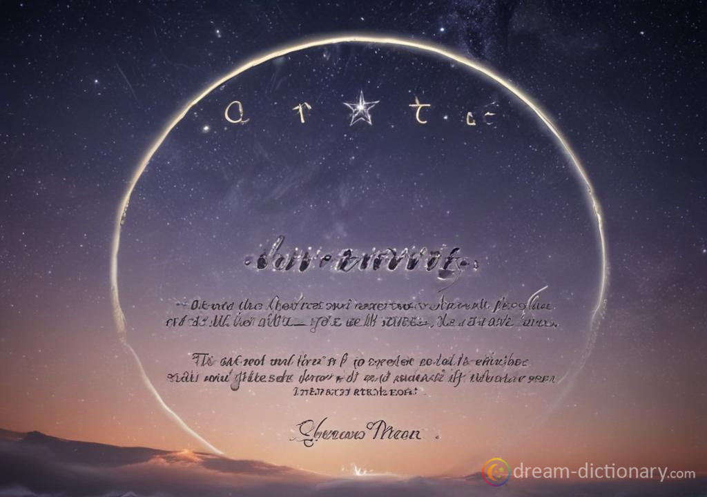 Curate dream dictionary
