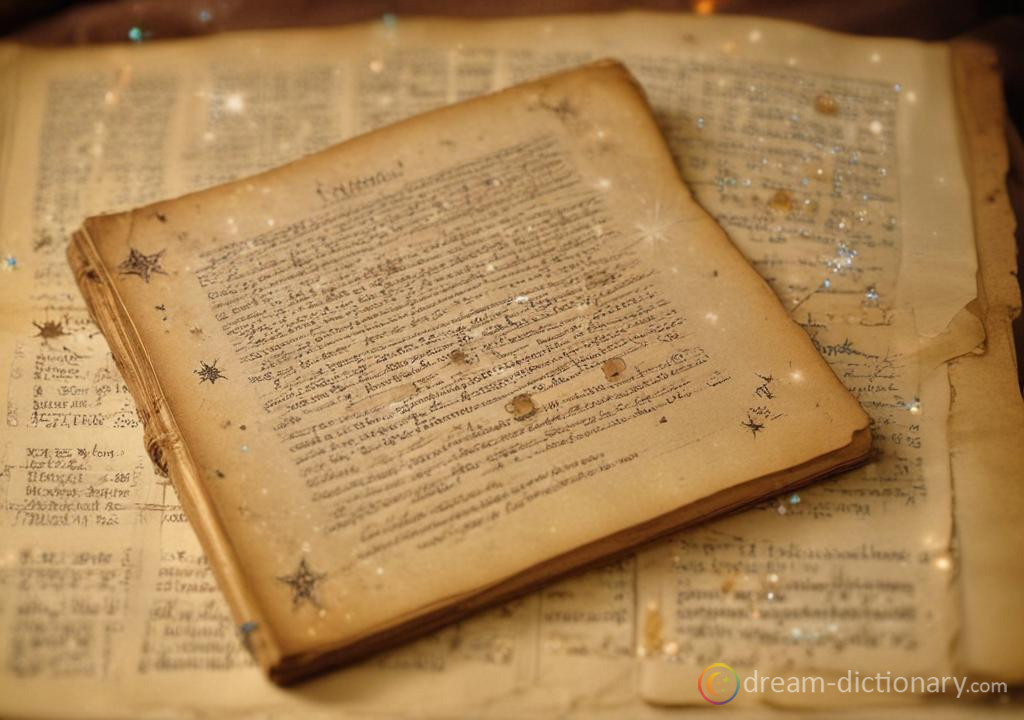 Documents dream dictionary