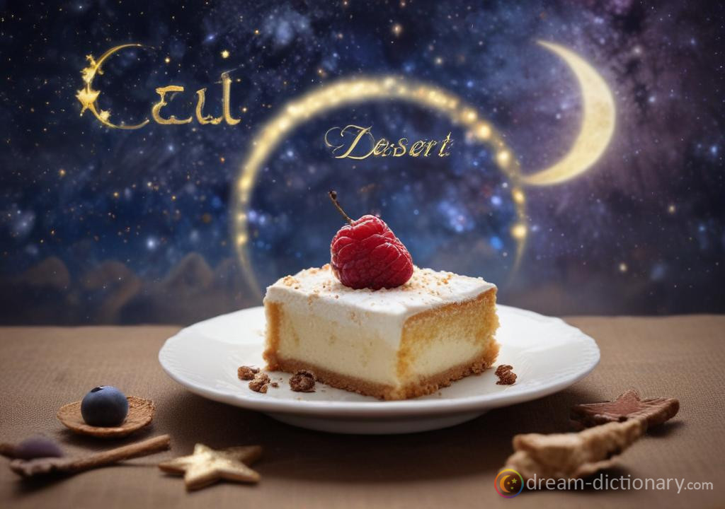 Eat dessert dream dictionary