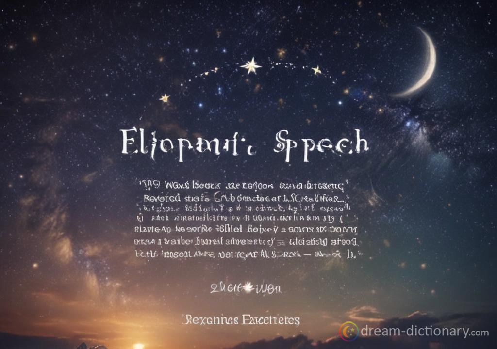 Eloquent Speech dream dictionary