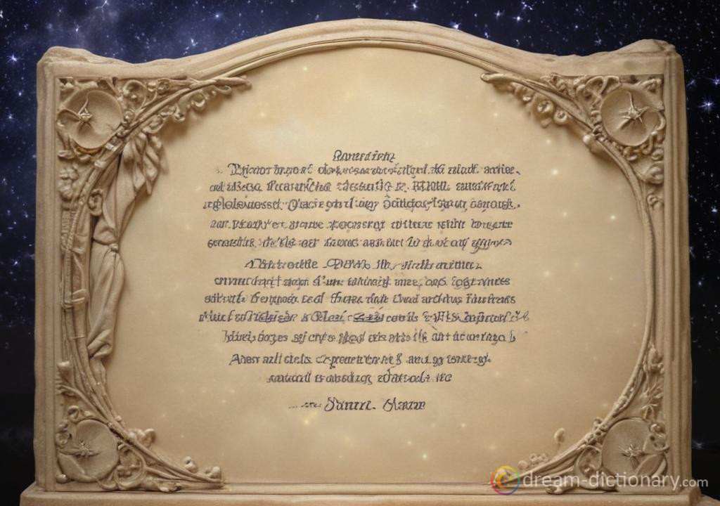 Epitaph dream dictionary
