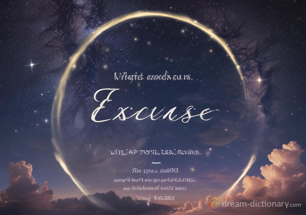 Excuse dream dictionary