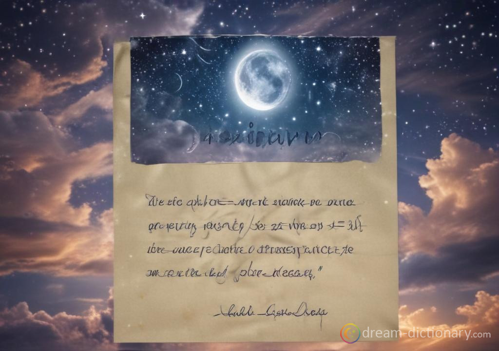 Excuse note dream dictionary