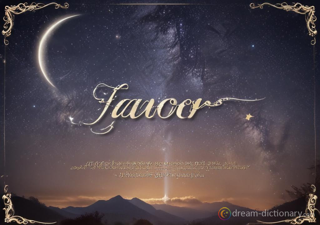 Favor dream dictionary