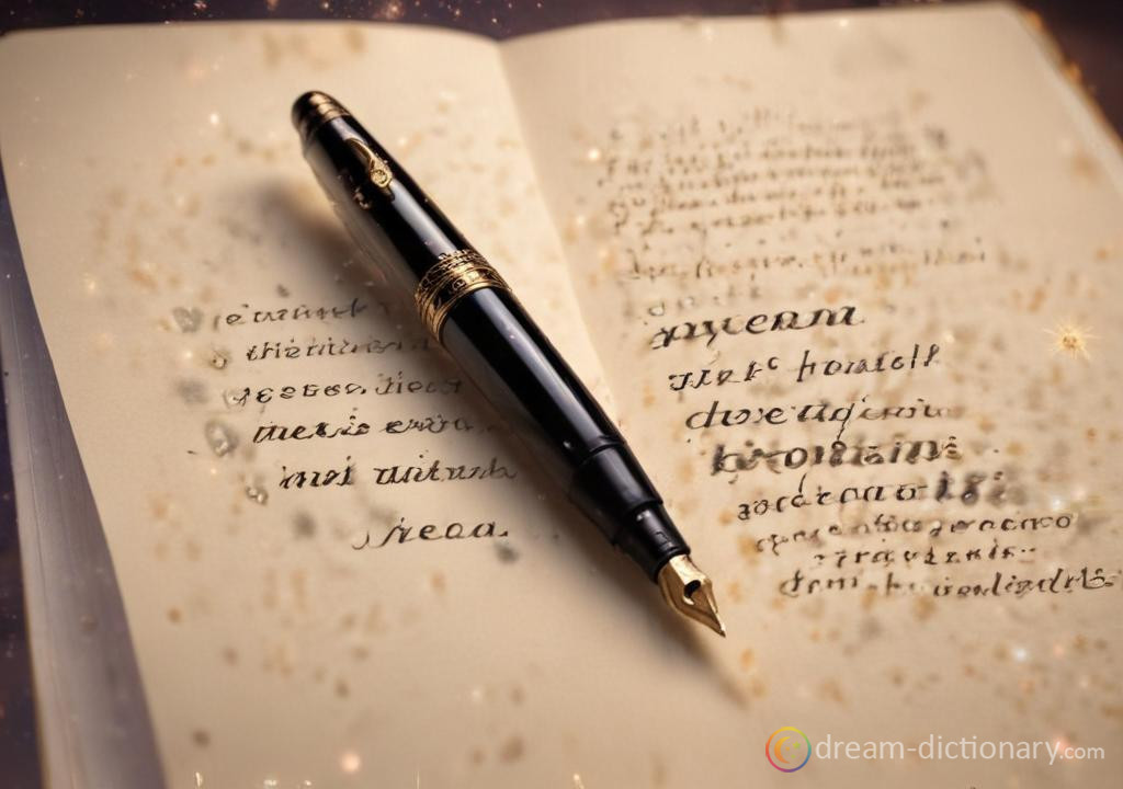 Fountain pen dream dictionary