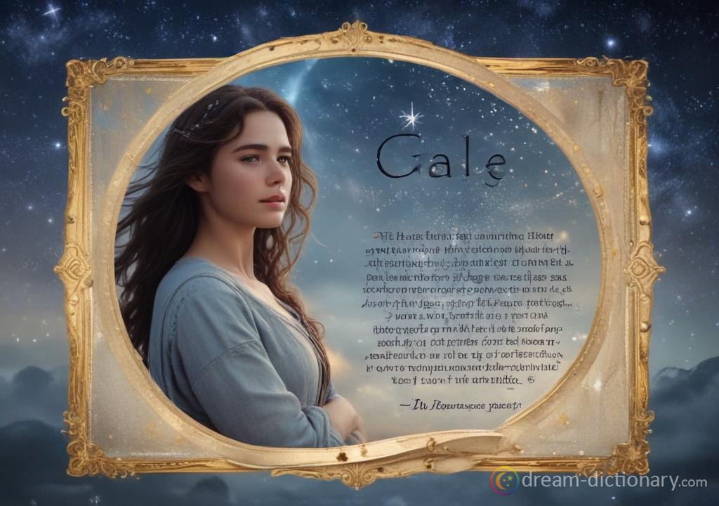 Gale dream dictionary