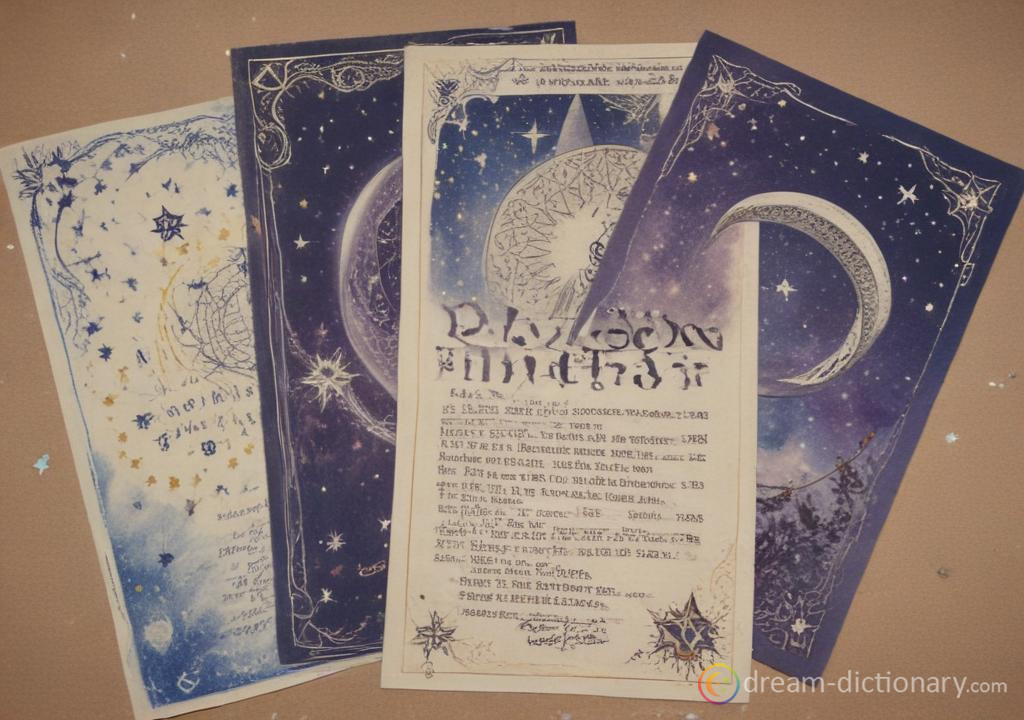Handbills dream dictionary