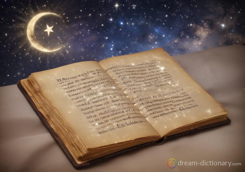 Instructions dream dictionary