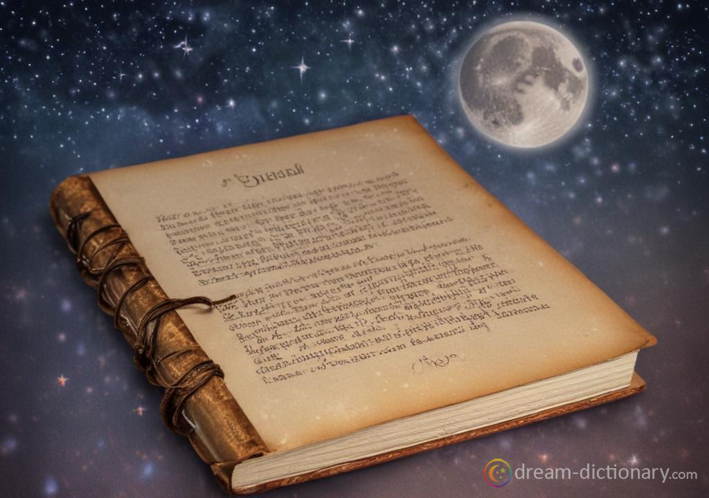 Journal dream dictionary