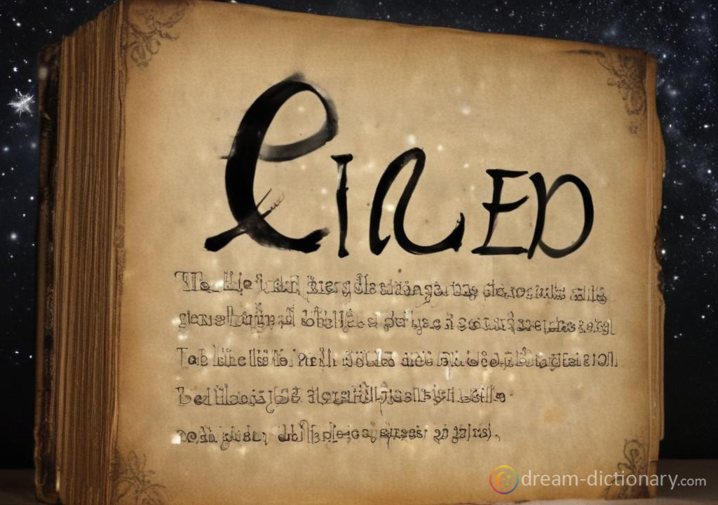 Killer dream dictionary