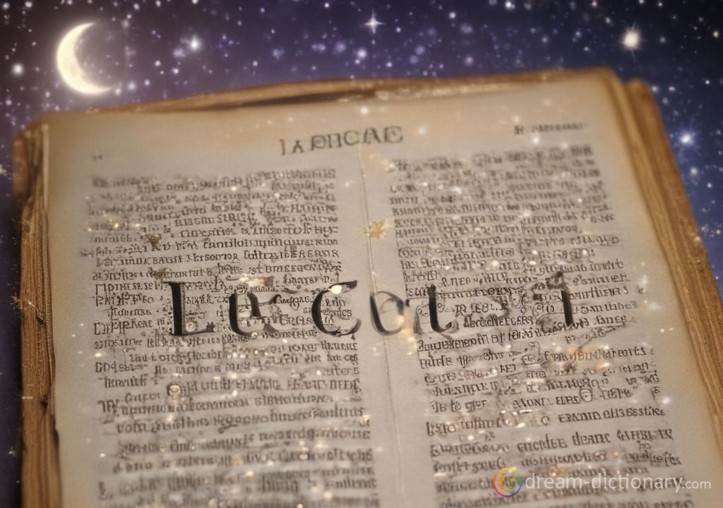 Lice dream dictionary