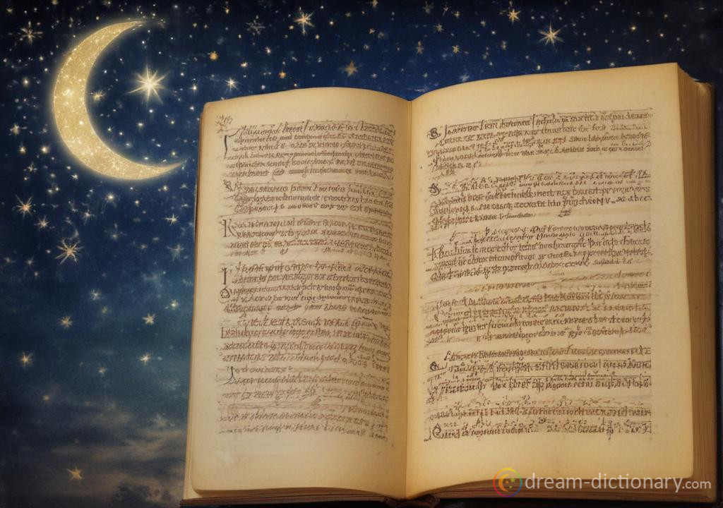 Manuscript dream dictionary