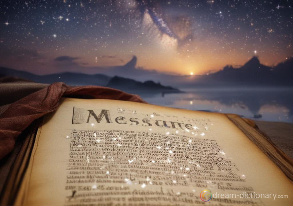 Measure dream dictionary