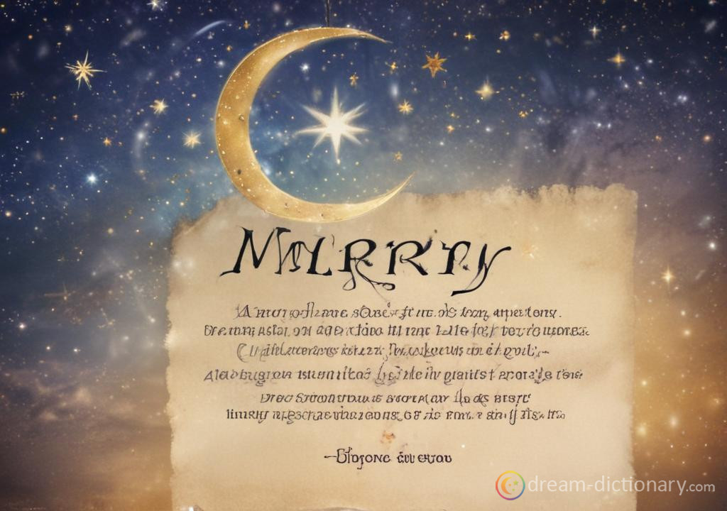 Merry dream dictionary