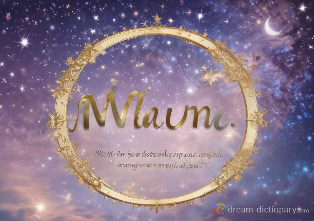 Mum dream dictionary