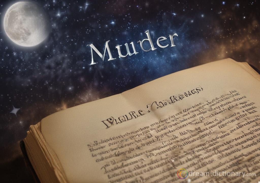 Murder dream dictionary