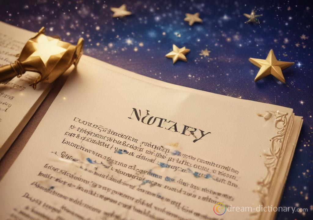 Notary dream dictionary