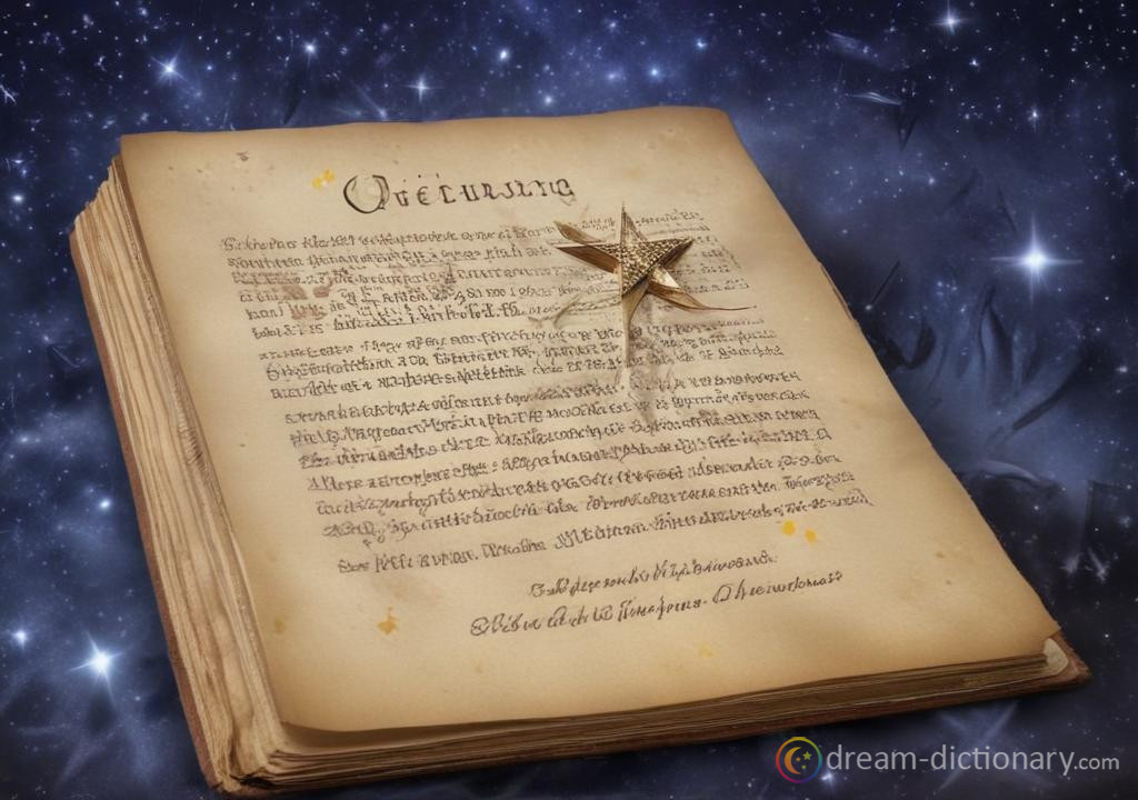 Obituary dream dictionary