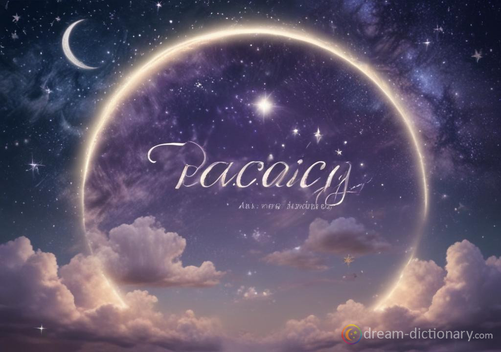 Pacify dream dictionary