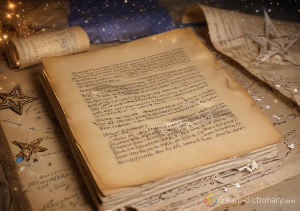 Papers dream dictionary