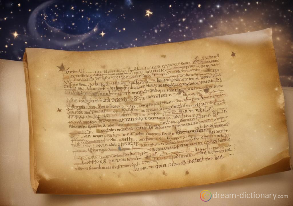 Parchment dream dictionary