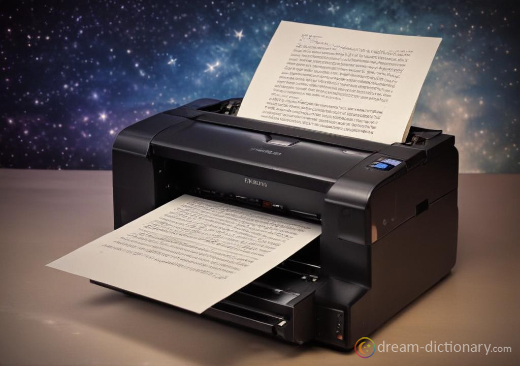 Printer dream dictionary