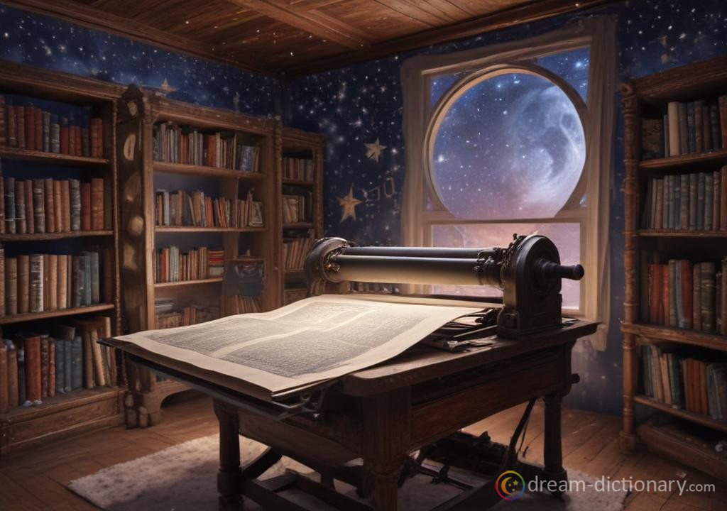 Printing shop dream dictionary