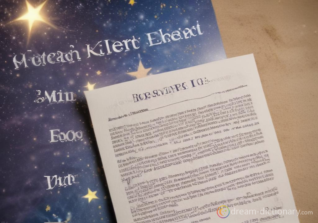 Resume dream dictionary