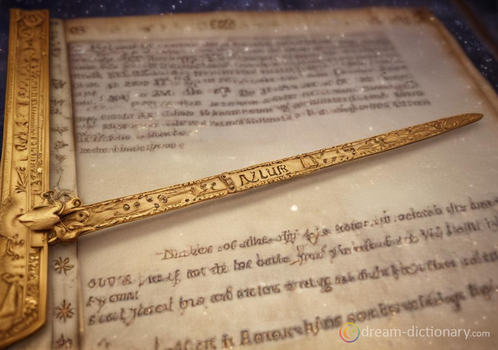 Ruler dream dictionary