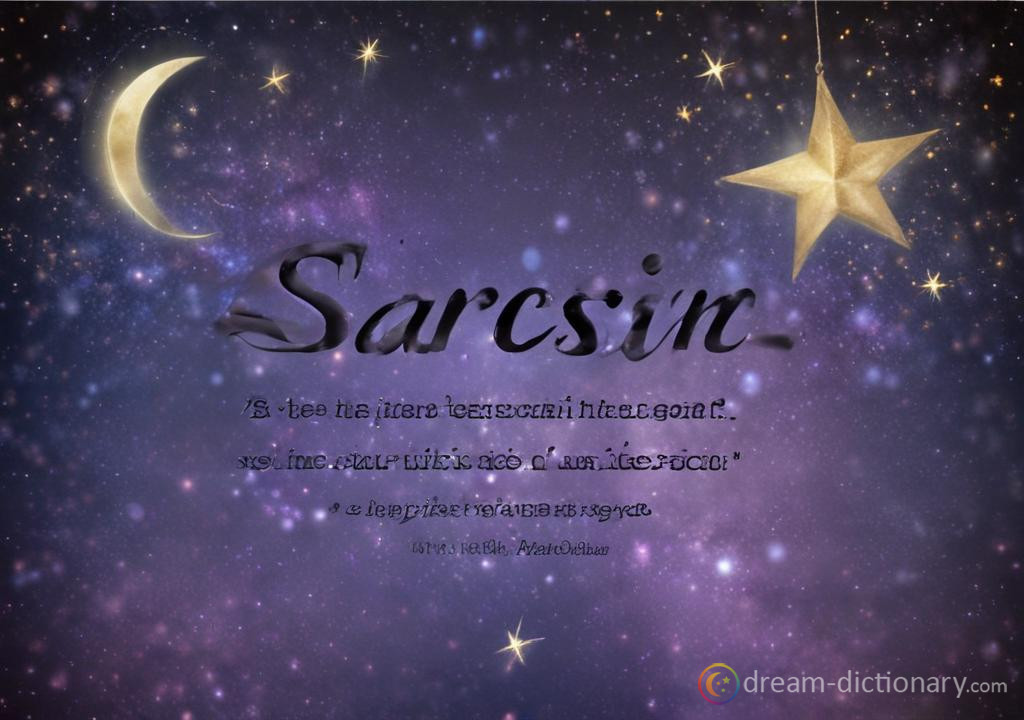 Sarcasm dream dictionary