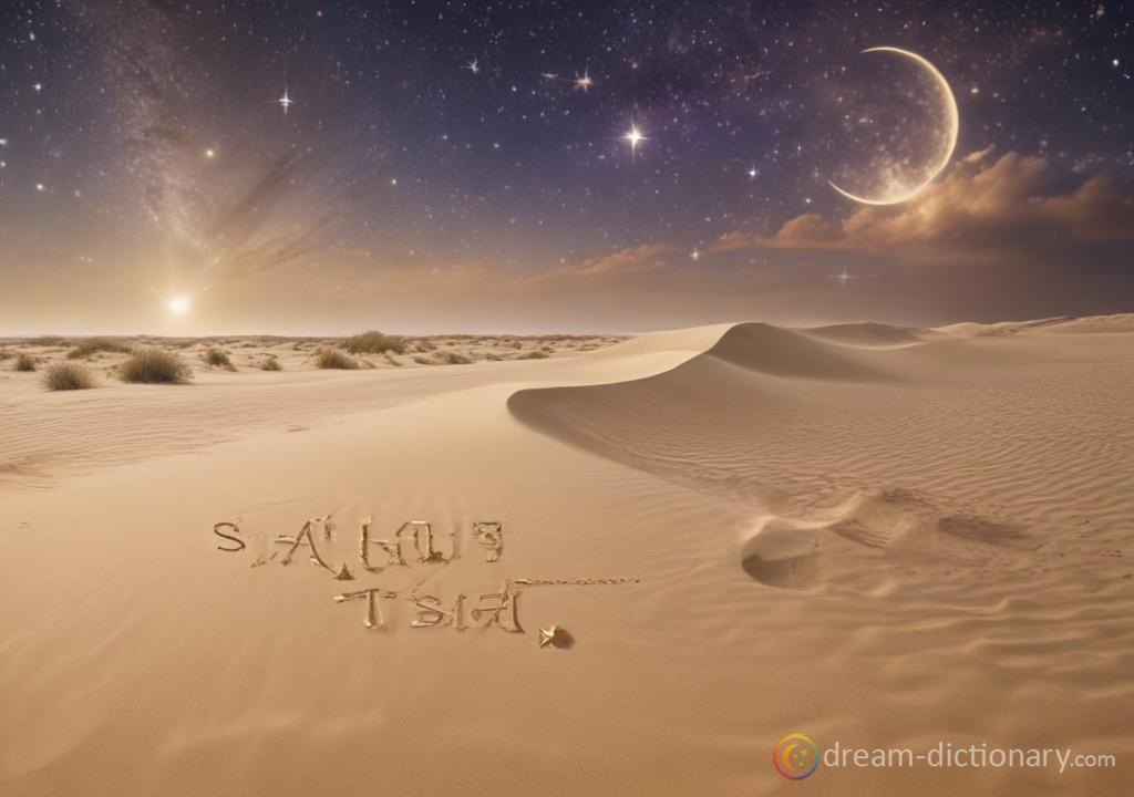 Shifting sands dream dictionary