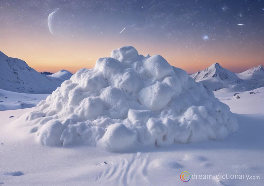 Snow bank dream dictionary