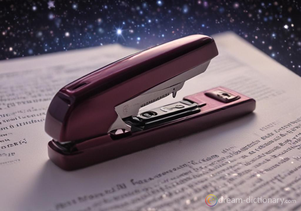 Stapler dream dictionary