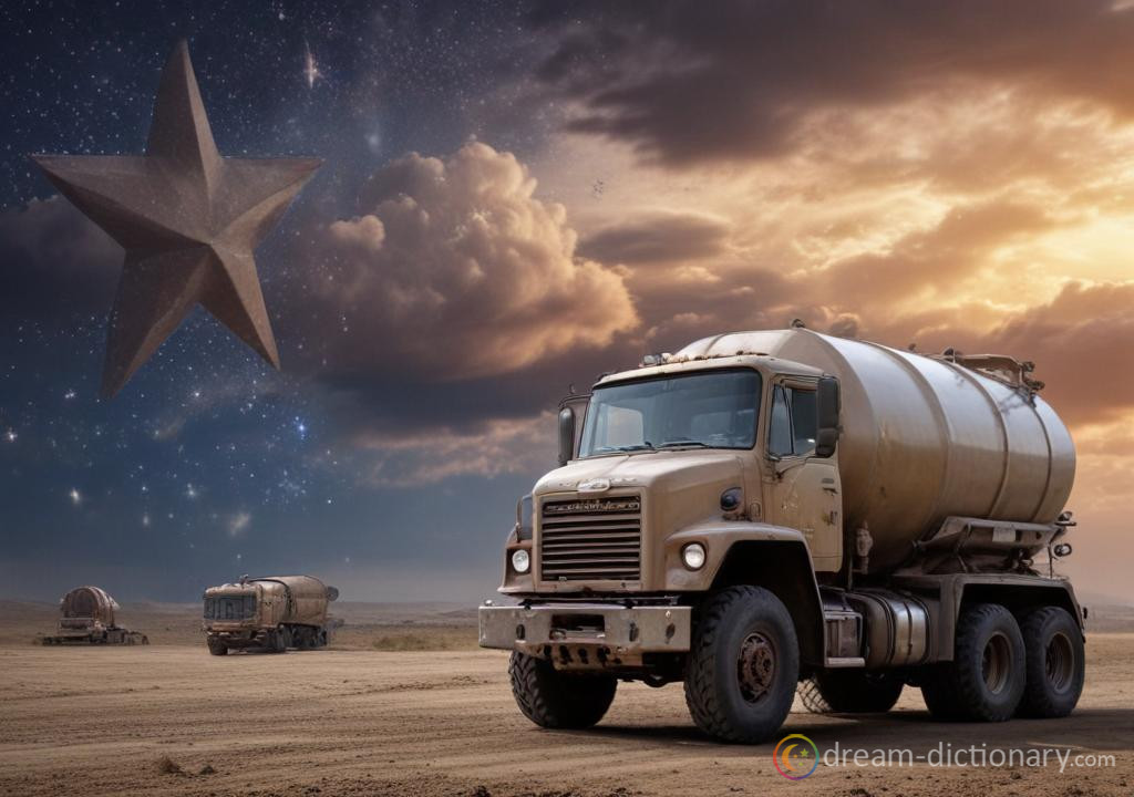 Tank truck dream dictionary