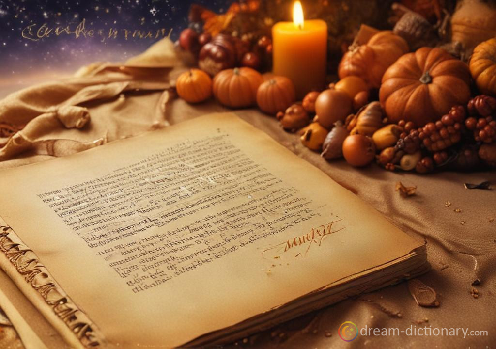 Thanksgiving dream dictionary