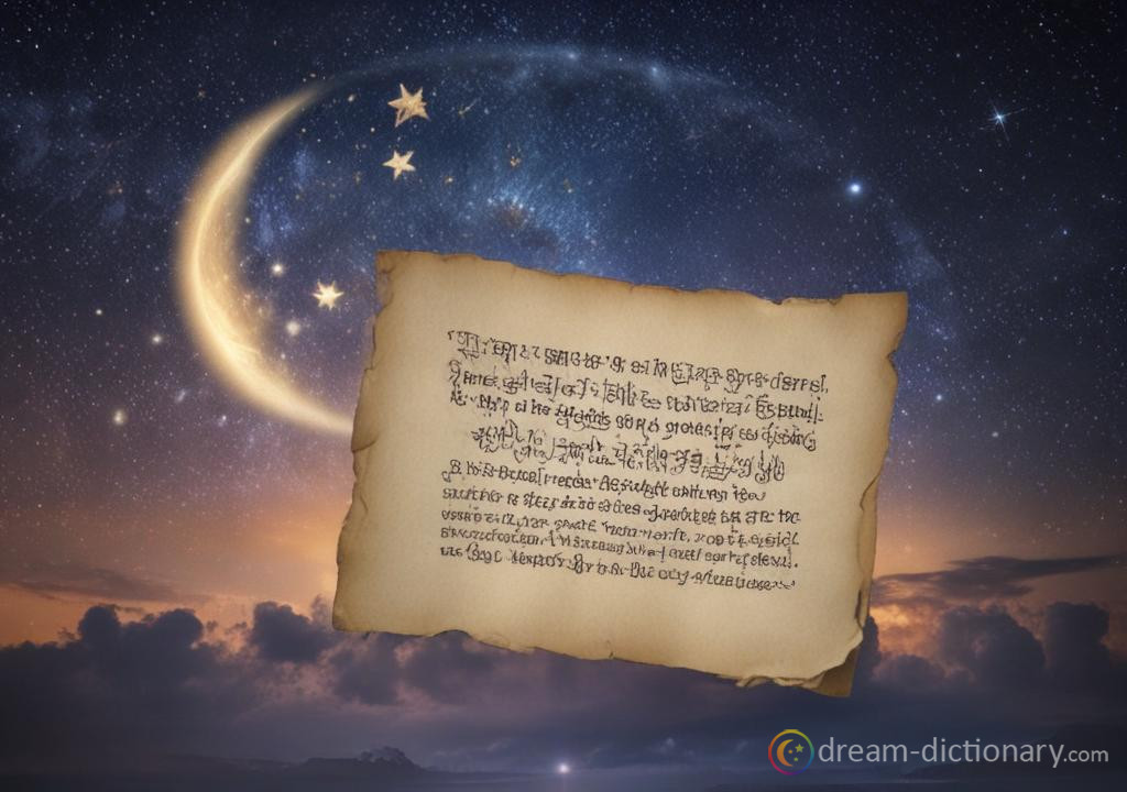 Threatening message dream dictionary